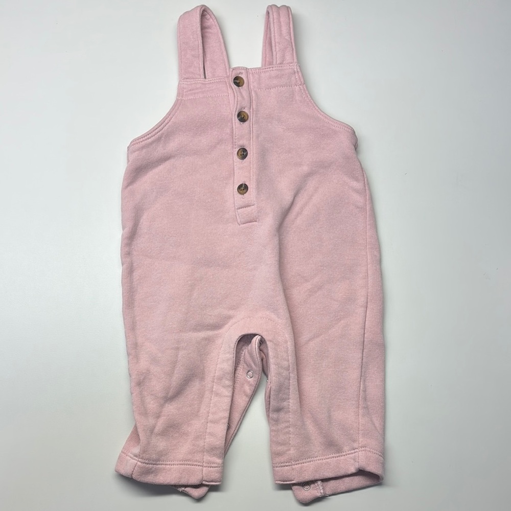 Old Navy Pink Baby Overalls- 3-6 Month
